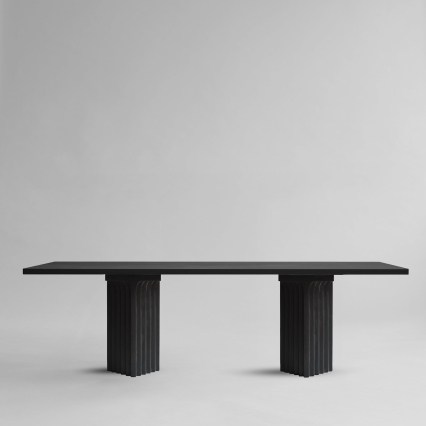 Arc, Dining Table, Coffee-Black Oak, 250 cm