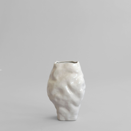 Katachi, Vase, Medio, High Glazed Birch