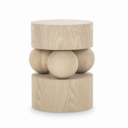 Sia, Side Table, Washed Oak