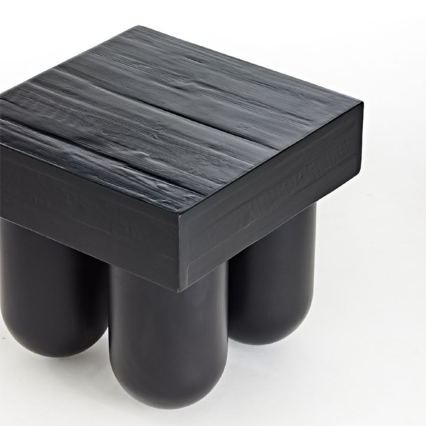 Tuscan, Side Table, Black