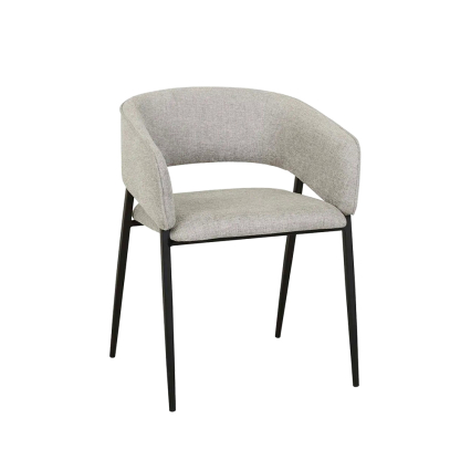 Maroa, Dining Chair, Grey-Black