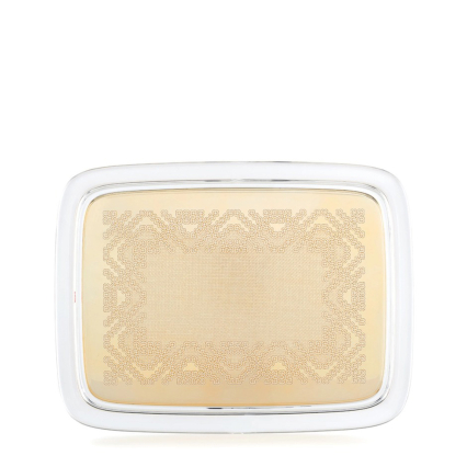 Teatime, Tray, Gold
