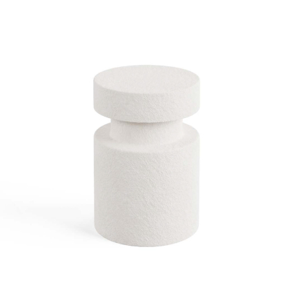 Anna, Outdoor Side Table, White Onyx