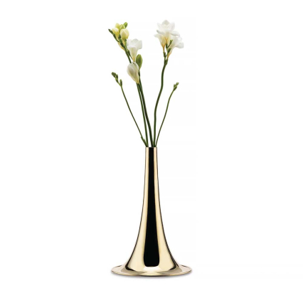 Trumpet, Vase, Brass, Narrow