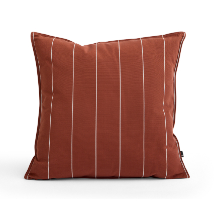 Terrazza, Cushion, Narrow Stripe, Terracotta