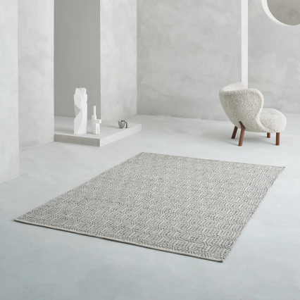 Justin, Carpet, Grey, 250 x 350 cm