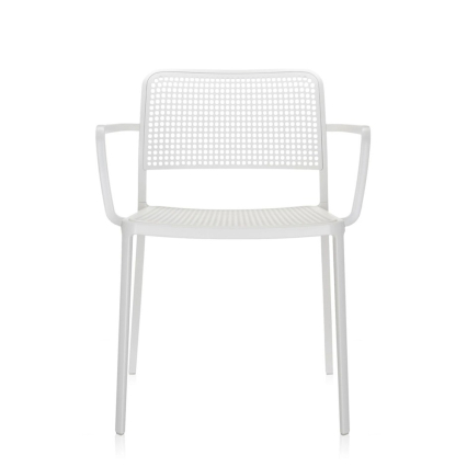 Audrey, Outdoor Dining Chair, White