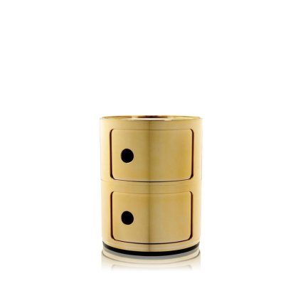 Componibili Metal, Modular Elements, Gold