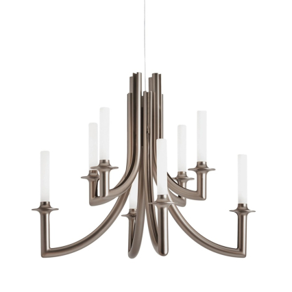 Khan Metal, Pendant Lamp, Matt Bronze