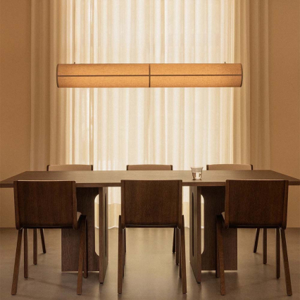 Hashira, Linear Pendant Lamp, Raw