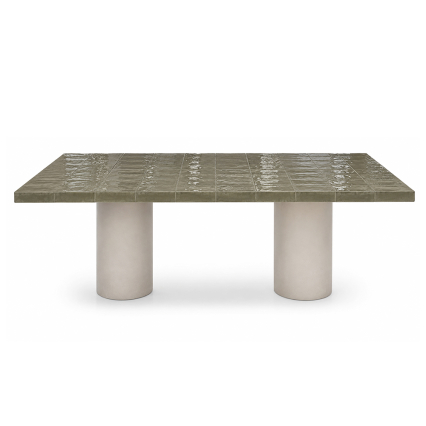 Montfort, Outdoor Dining Table, Moss-Latte