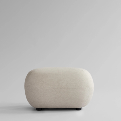 Toe, Outdoor Ottoman, Warm Ash