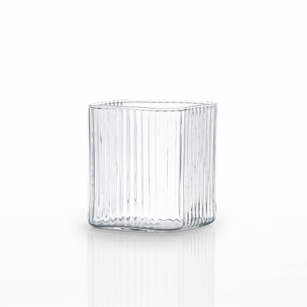 Groove, Square Tumbler, Quadro Rigato