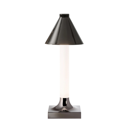 Goodnight Cap, Table Lamp, Glossy Titanium