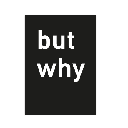 But Why, Postcard