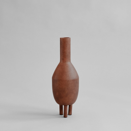 Duck, Vase, Slim, Terracotta