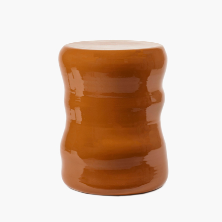 Pawn, Organic Stool/Side Table, Rust