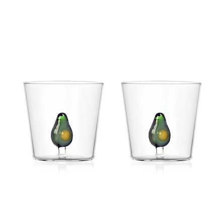Fruits and Flowers, Tumbler, Avocado, 2pcs