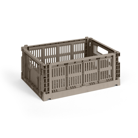 Hay Colour, Crate, Medium, Warm Grey