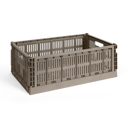 Hay Colour, Crate, Large, Warm Grey