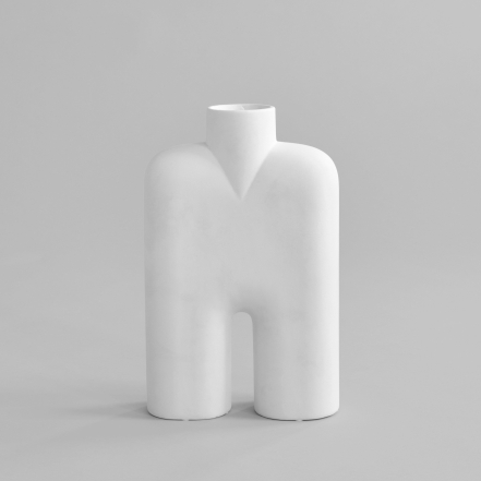 Cobra, Vase, Tall, Medio, Bone White