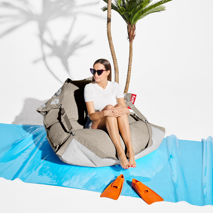 Original Floatzac, Floating Beanbag, Grey Taupe