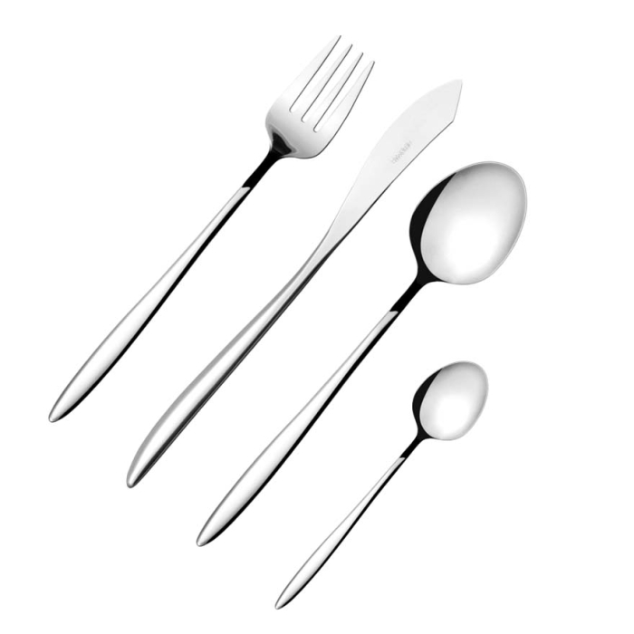 Grace, Cutlery Set of 24pcs, Silver 