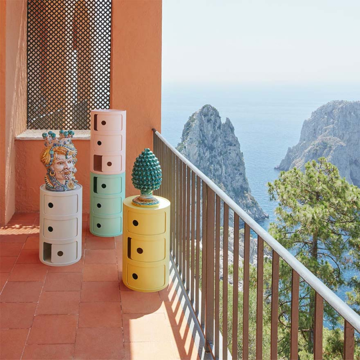 Componibili, Modular Elements, Silver, 40 cm