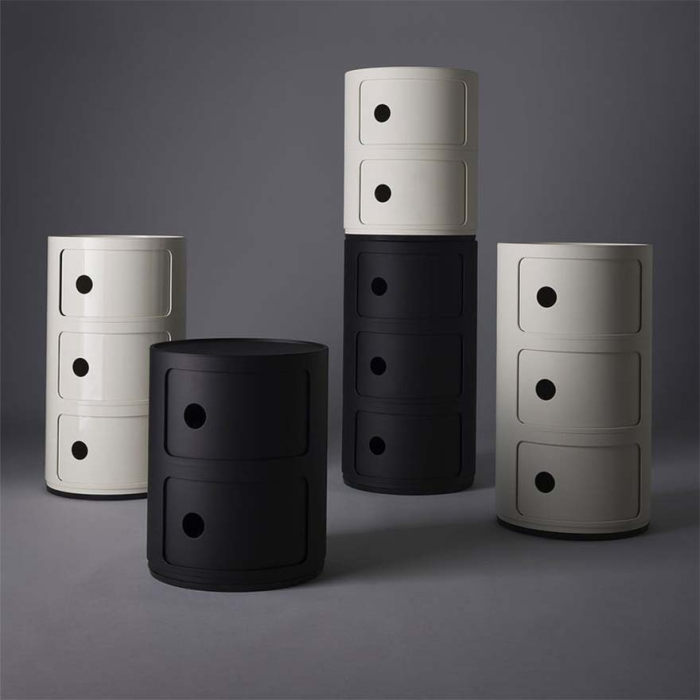 Componibili Recycle, Modular Elements, White, 58.5 cm