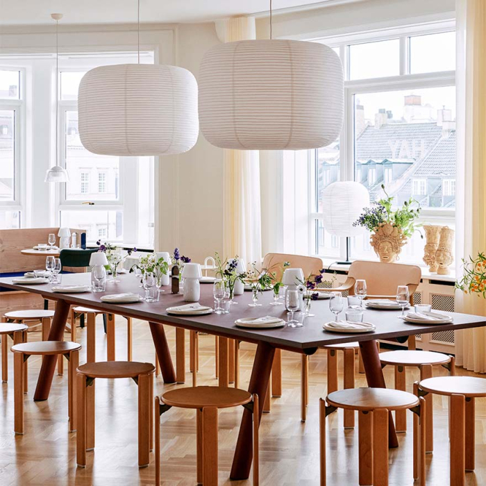 Donut, Paper Lamp Shade, Classic White, DIA60 cm