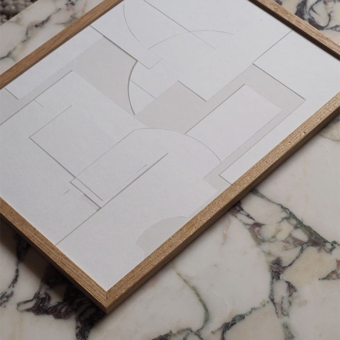 Deconstructed No. 35, Dark Oak Frame, 30 x 42