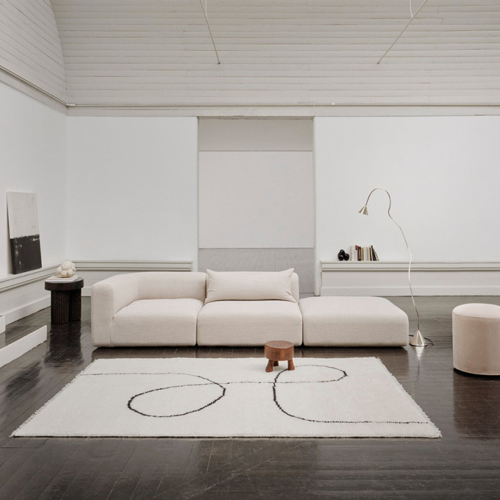 Astral Spiral, Carpet, Black, 170 x 240 cm