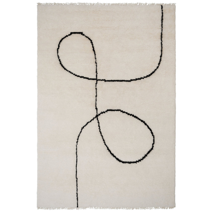 Astral Spiral, Carpet, Black, 170 x 240 cm