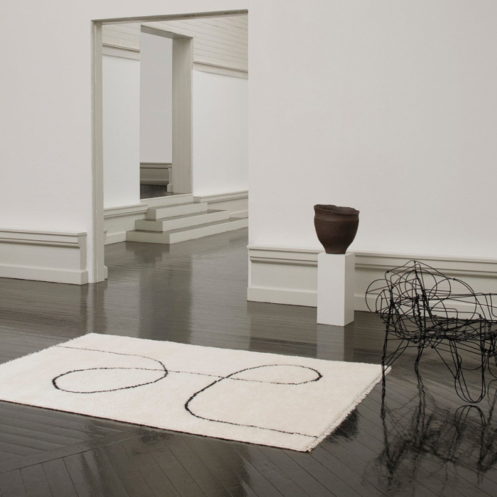 Astral Spiral, Carpet, Black, 170 x 240 cm