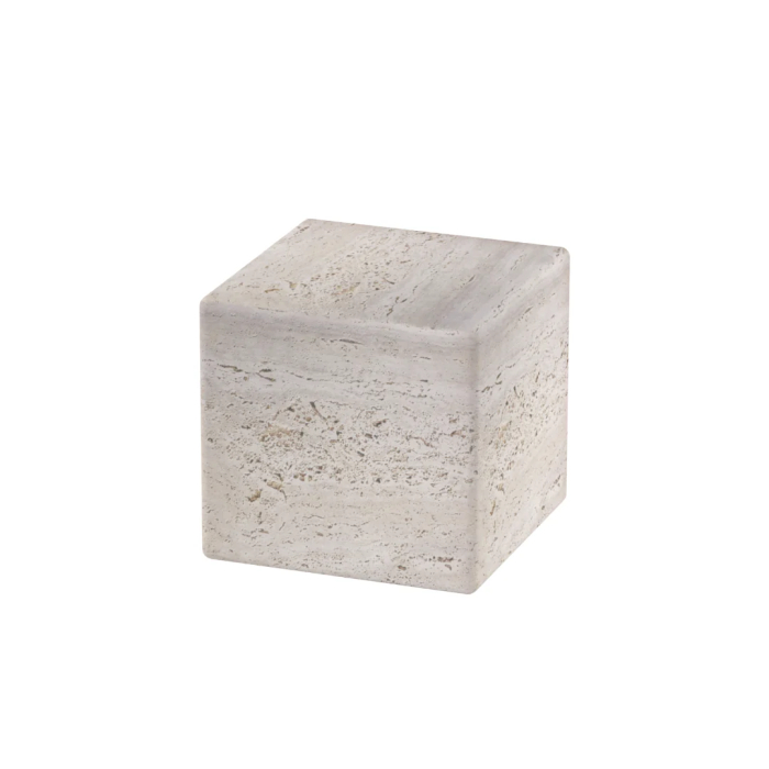 Dijon, Coffee Table, Small, White Travertine