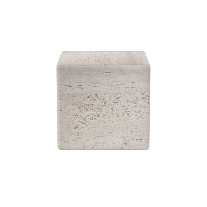 Dijon, Coffee Table, Small, White Travertine