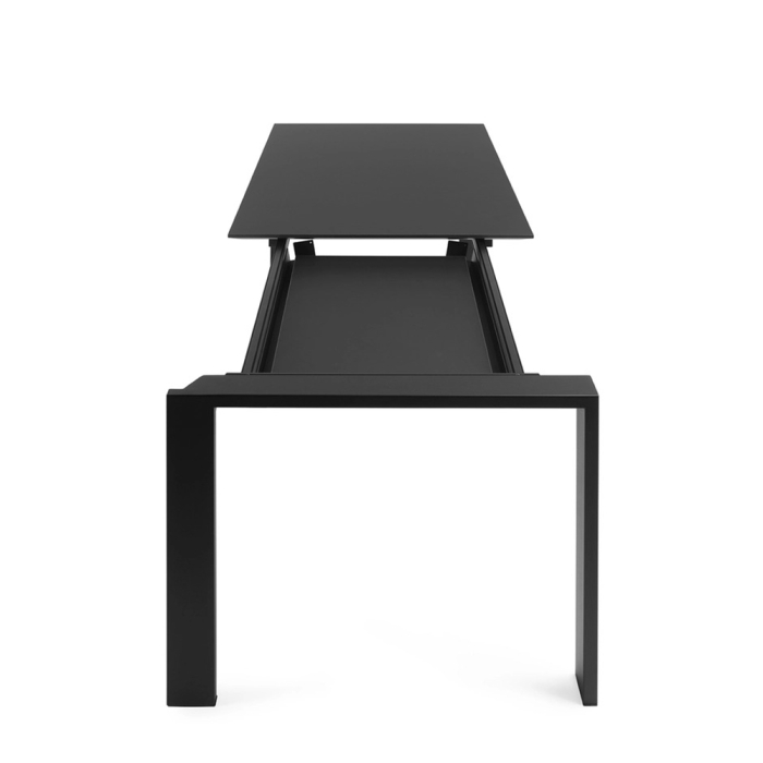 Four, Outdoor Dining Table, Extendable, Black