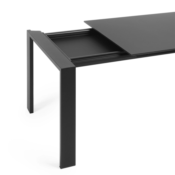 Four, Outdoor Dining Table, Extendable, Black