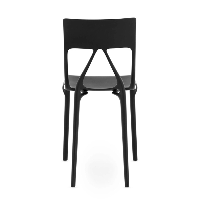 A.I. Lite, Outdoor Dining Chair, Glossy Black