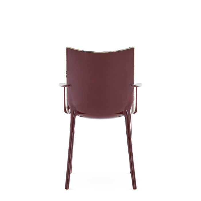 H.H.H., Dining Chair, Bordeaux-Dragonfly