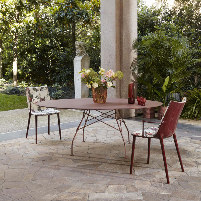 H.H.H., Dining Chair, Bordeaux-Dragonfly