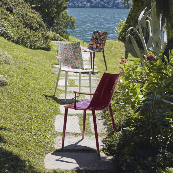 H.H.H., Dining Chair, Bordeaux-Dragonfly