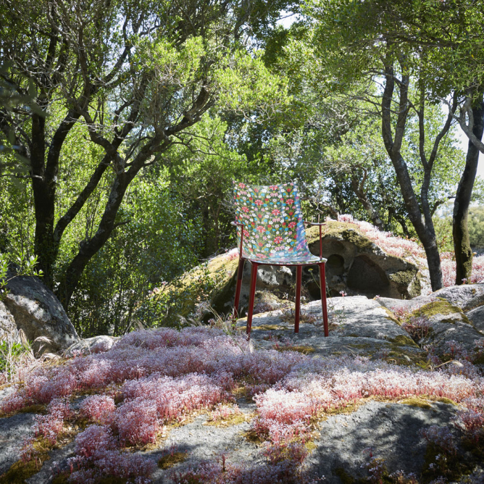 H.H.H., Dining Chair, Bordeaux-Dragonfly