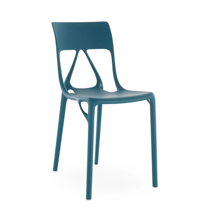 A.I. Lite, Outdoor Dining Chair, Petrol