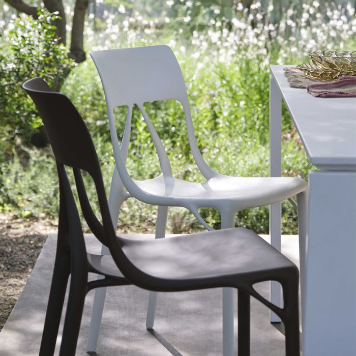 A.I. Lite, Outdoor Dining Chair, Petrol