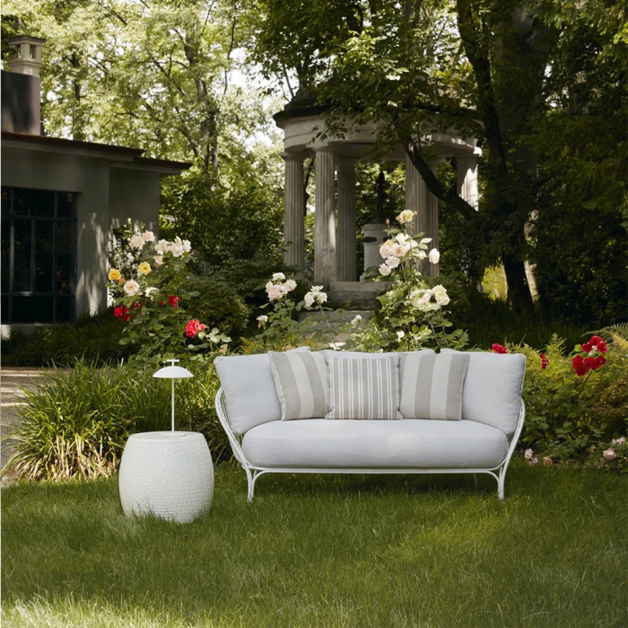 Hiray, Outdoor Sofa Cushion, White-Beige