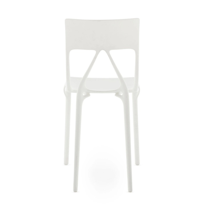 A.I. Lite, Outdoor Dining Chair, White
