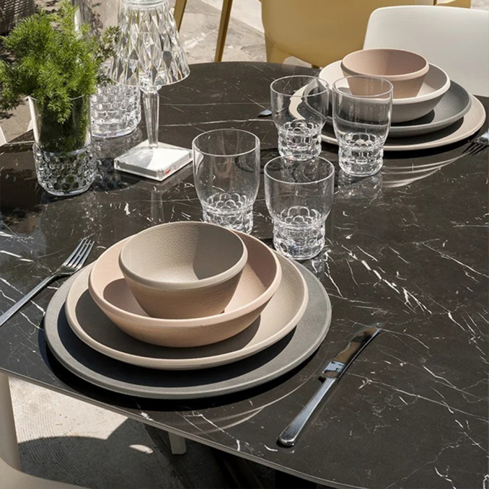 Trama, Dinner Plates, Dark Grey