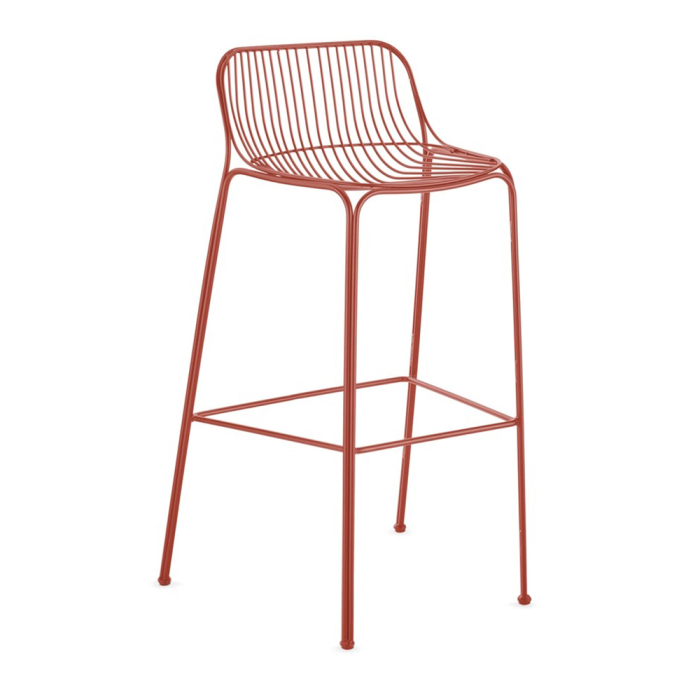 Hiray, Outdoor Barstool, Russet