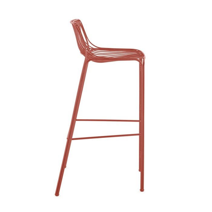 Hiray, Outdoor Barstool, Russet